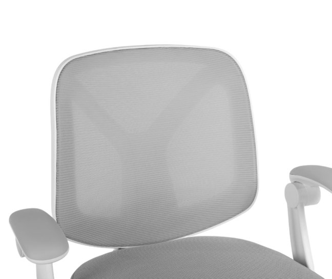 Dětská otočná židle Neoseat JUNI 010 s podnoží — látka, šedá