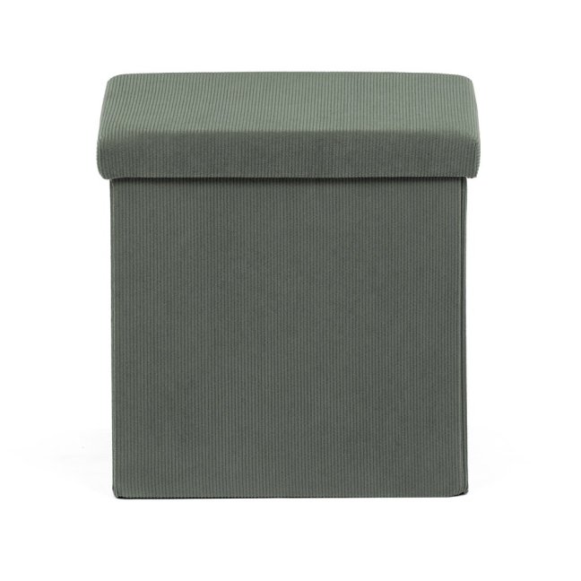 Taburet ADONIS s úložným prostorem — manšestr, více barev