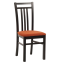 Jídelní čalouněná židle LOTY — masiv, látka, více barev - Moření jídelní židle: Třešeň, Barva čalounění látkou VELVET: Velvet terracotta 44