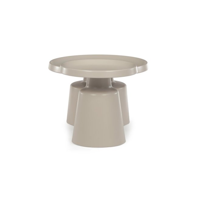 Set 2 konferenčních stolků NOEL IV — kov, béžová