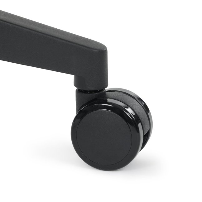 Kancelářská  ergonomická  židle NOKA — síť / látka, černá, nosnost  150 kg