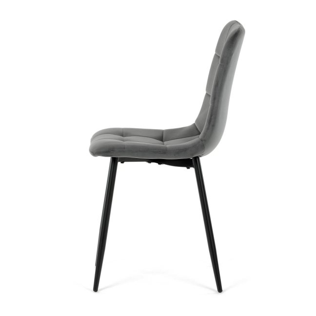 Jídelní židle THEO II — kov, samet, více barev - Barevné varianty židle THEO II: Modrá