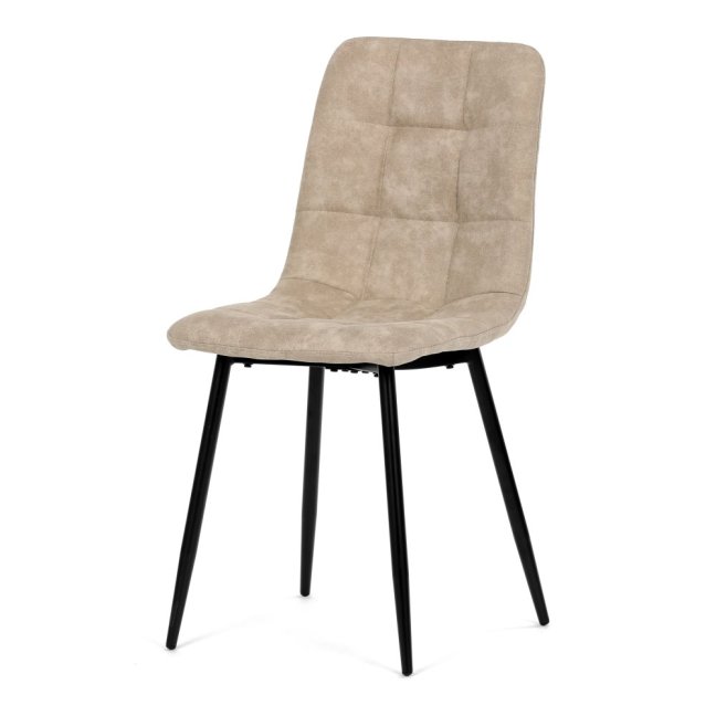 Jídelní židle THEO III — kov, látka vintage, více barev - Barevné varianty židle THEO III: Černá