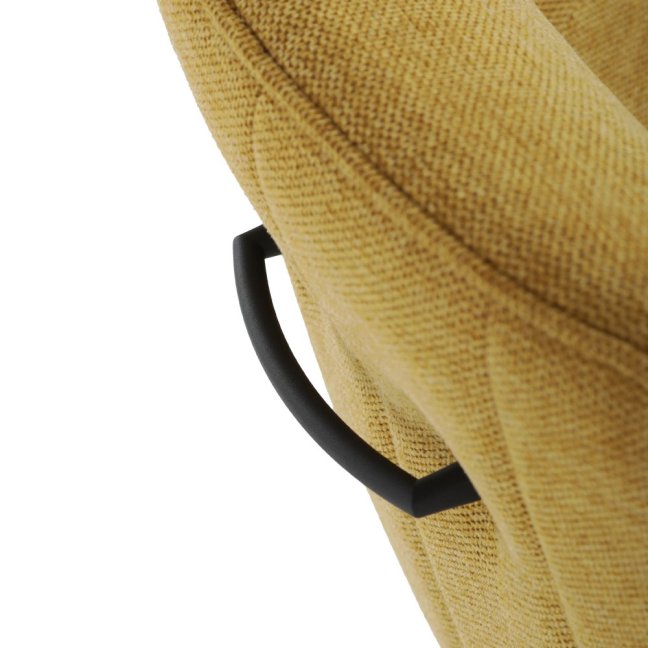 Jídelní otočná židle SCARA — kov, látka, více barev