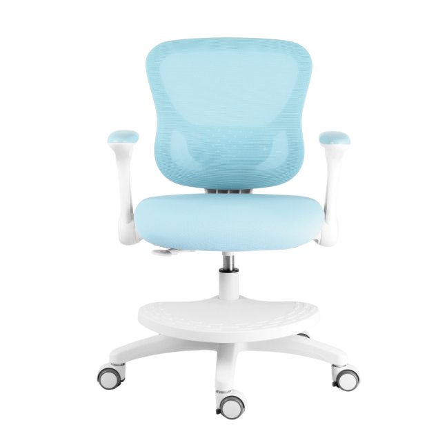 Dětská rostoucí židle Neoseat JUNI 007 — látka, pratelný potah, modrá