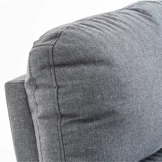 Relaxační polohovací TV křeslo MODO — látka, šedá, nosnost 130 kg