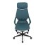 Kancelářské křeslo ZOTTO — ekokůže, tyrkysová