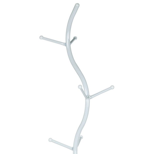Stojanový věšák JUNIPER — kov, bílá
