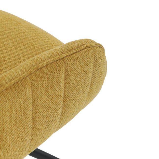 Jídelní otočná židle SCARA — kov, látka, více barev