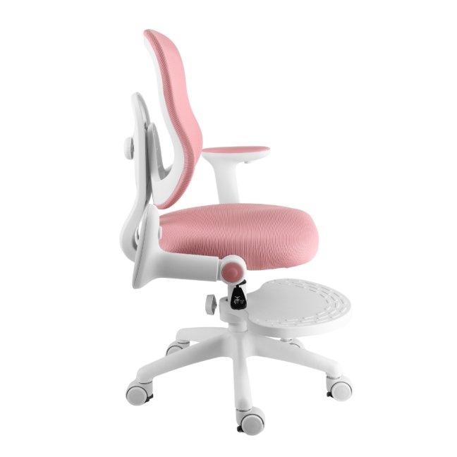 Dětská rostoucí židle Neoseat MIKY — látka, růžová