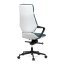 Kancelářské křeslo ZOTTO — ekokůže, tyrkysová