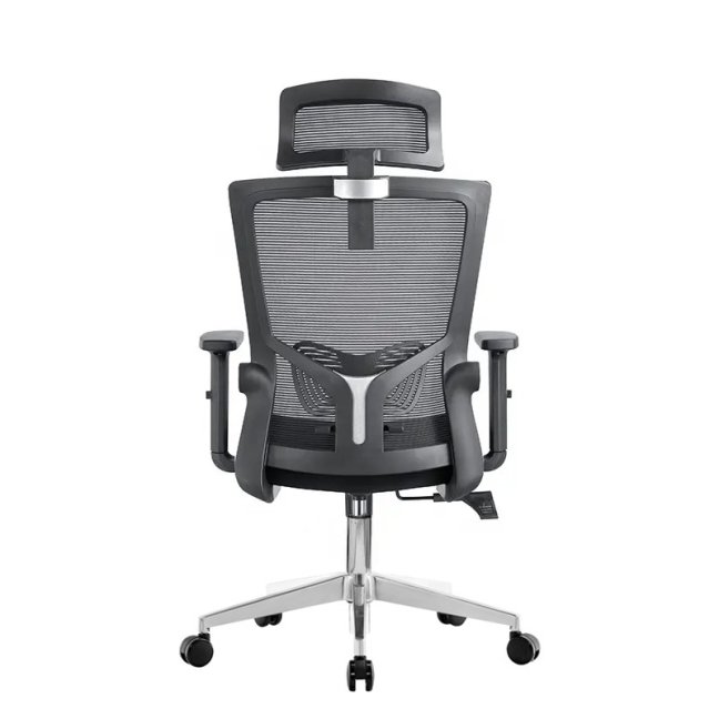 Kancelářská ergonomická židle Neoseat NOVELO — síť / látka, černá, nosnost 150 kg