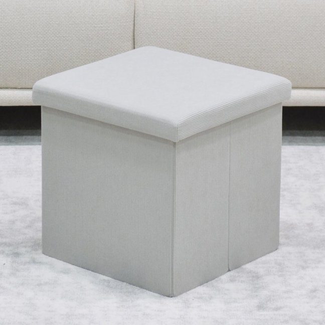 Taburet ADONIS s úložným prostorem — manšestr, více barev