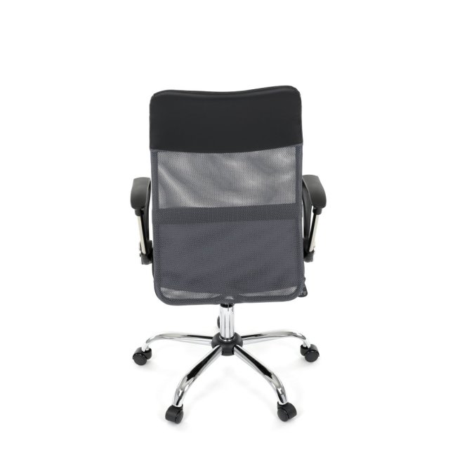 Kancelářská otočná židle MALFE — látka, šedá