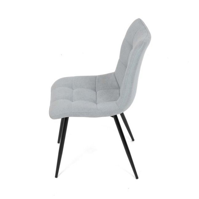 Jídelní židle MONDE — kov, látka, více barev - Barevné varianty jídelní židle MONDE: Stříbrná