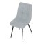 Jídelní židle MONDE — kov, látka, více barev - Barevné varianty jídelní židle MONDE: Stříbrná