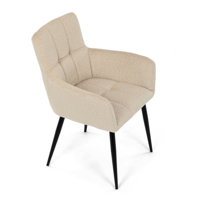 Jídelní křeslo LYON — kov, látka, více barev - Barevné varianty jídelního křesla LYON: Tmavě šedá