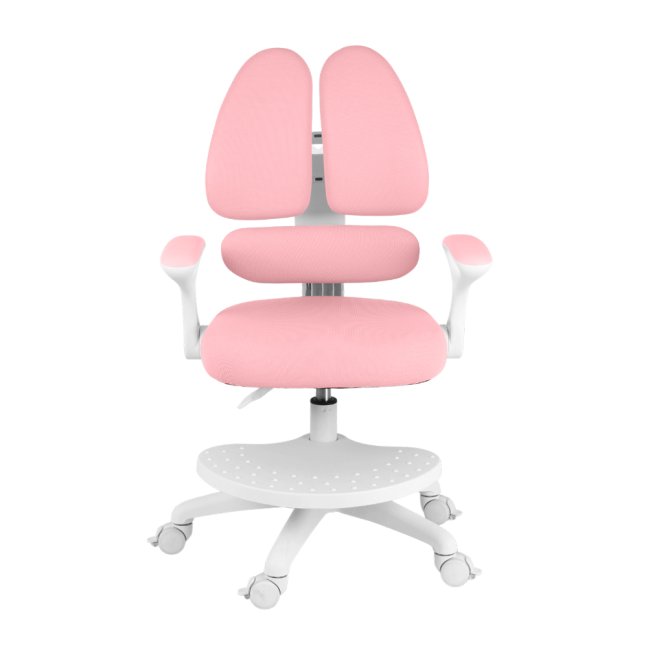 Dětská rostoucí židle Neoseat KIDDY TWO — látka, pratelný potah, růžová