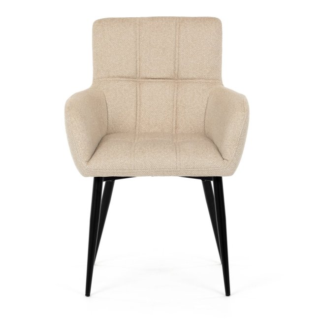 Jídelní křeslo LYON — kov, látka, více barev - Barevné varianty jídelního křesla LYON: Tmavě šedá