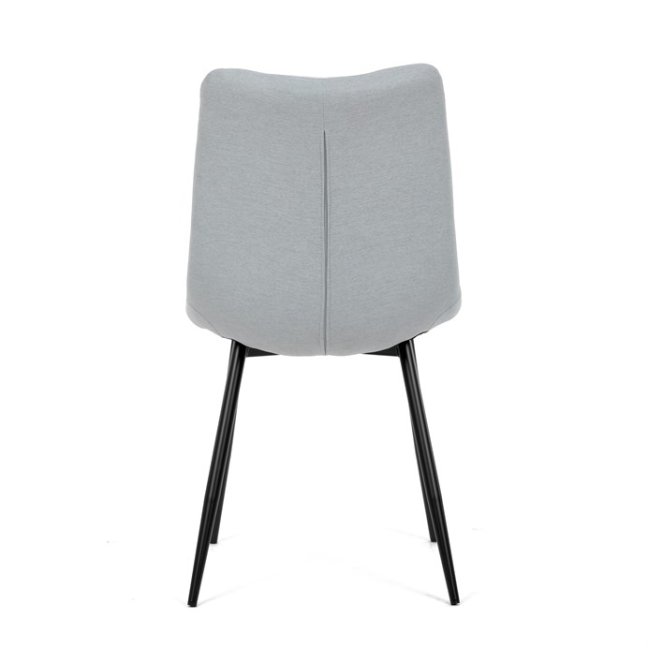 Jídelní židle MONDE — kov, látka, více barev - Barevné varianty jídelní židle MONDE: Stříbrná