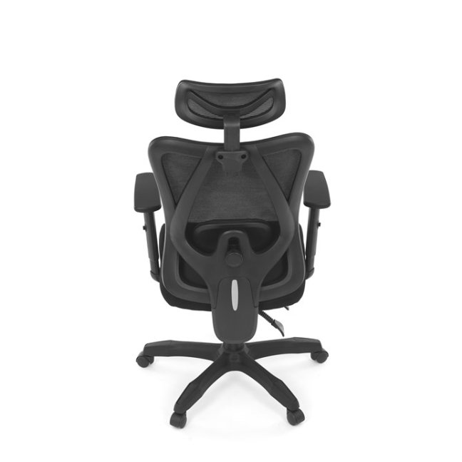 Kancelářská ergonomická židle MANET — síť / látka, černá