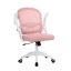Dětská otočná židle Neoseat JUNI 011 — látka, růžová
