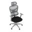 Kancelářská ergonomická židle GRANT II — síť, látka, šedá