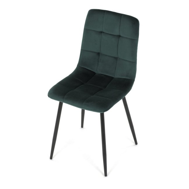 Jídelní židle THEO II — kov, samet, více barev - Barevné varianty židle THEO II: Modrá