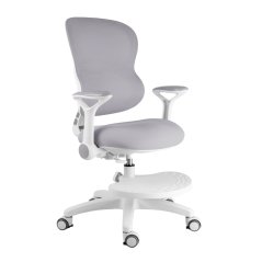 Dětská rostoucí židle Neoseat JUNI 006 — látka, pratelný potah, šedá