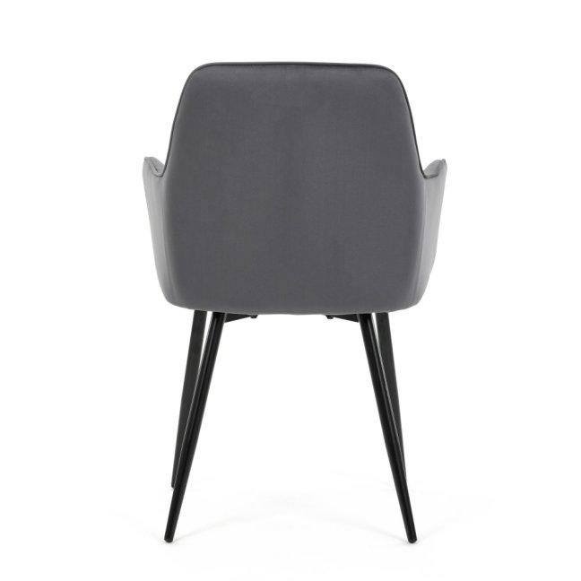 Jídelní křeslo CINDY — samet, černá / více barev - Barevné varianty židle CINDY: Modrá