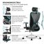 Kancelářská ergonomická židle Neoseat NICOLE — černá, nosnost 150 kg