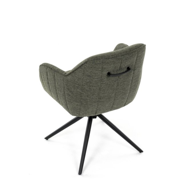 Jídelní otočná židle SCARA — kov, látka, více barev