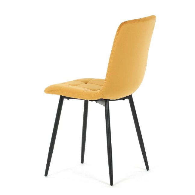 Jídelní židle THEO II — kov, samet, více barev - Barevné varianty židle THEO II: Modrá