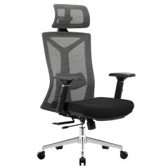 Kancelářská ergonomická židle Neoseat MARCO — látka, černá, nosnost 150 kg