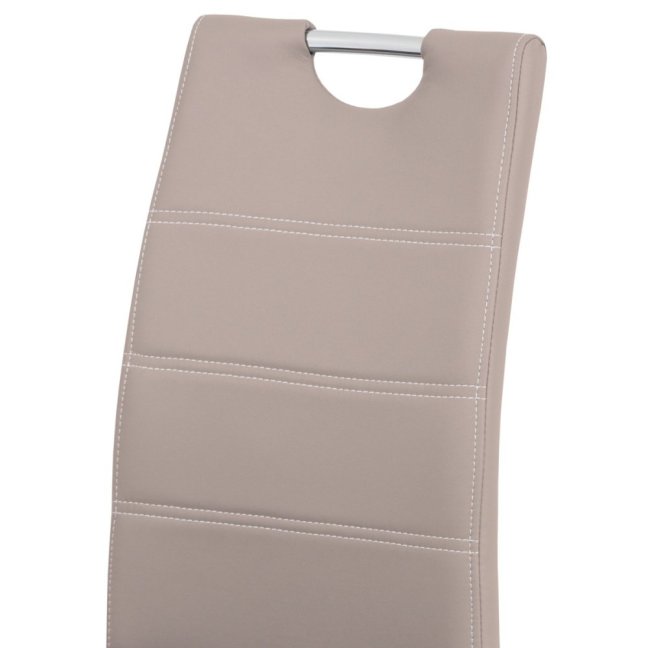 Jídelní židle LILA — kov, ekokůže, více barev - Barevné varianty jídelní židle LILA: Bílá