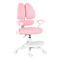 Dětská rostoucí židle Neoseat KIDDY TWO — látka, pratelný potah, růžová