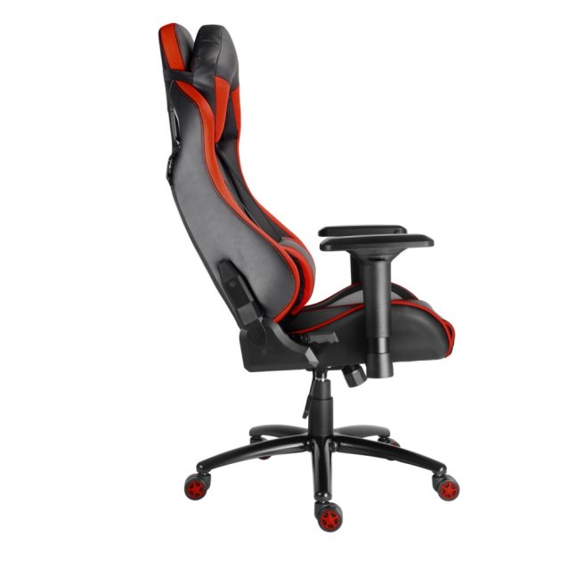 Herní židle Racing Pro ZK-068 — ekokůže, černá / červená