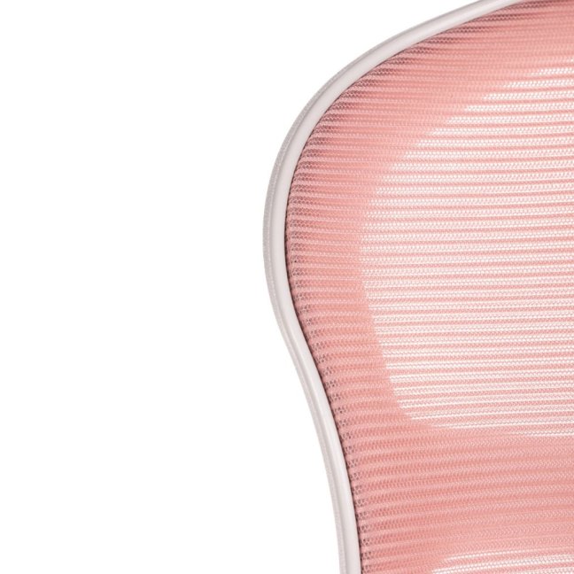 Dětská pracovní židle SILKA — síť, růžová