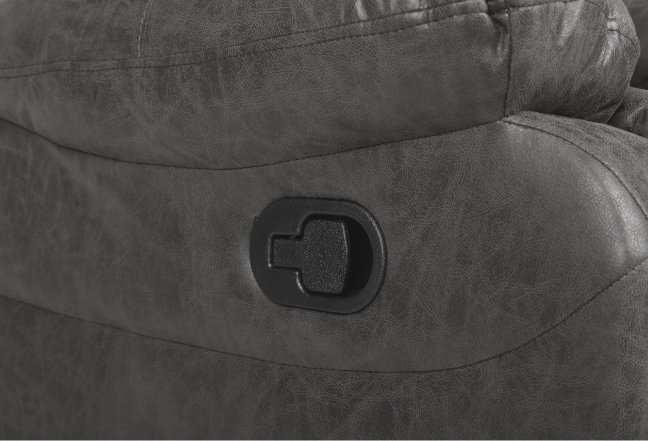 Relaxační polohovací TV křeslo HAVEN — látka, šedá, nosnost 130 kg