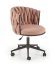 Kancelářská otočná židle TALON — látka, růžová