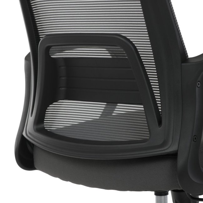 Kancelářská otočná židle NERO — látka, šedá