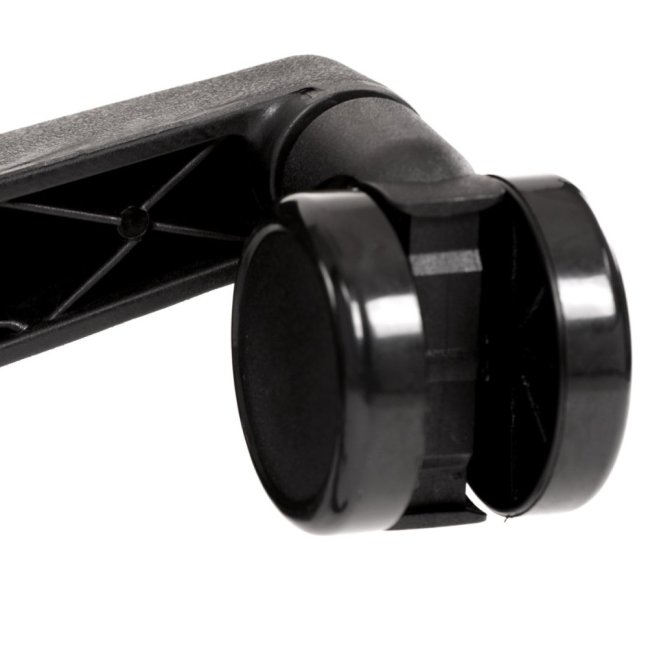 Kancelářská otočná židle BOREK — síť / látka, černá