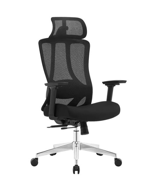 Kancelářská ergonomická židle Neoseat TIYA — černá, nosnost 150 kg