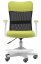 Dětská židle Neoseat MONKEY WHITE s podnoží — látka, bílá / zelená