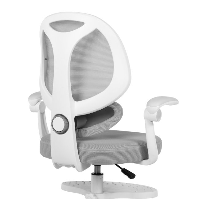 Dětská otočná židle Neoseat JUNI 009 s podnoží — látka, šedá