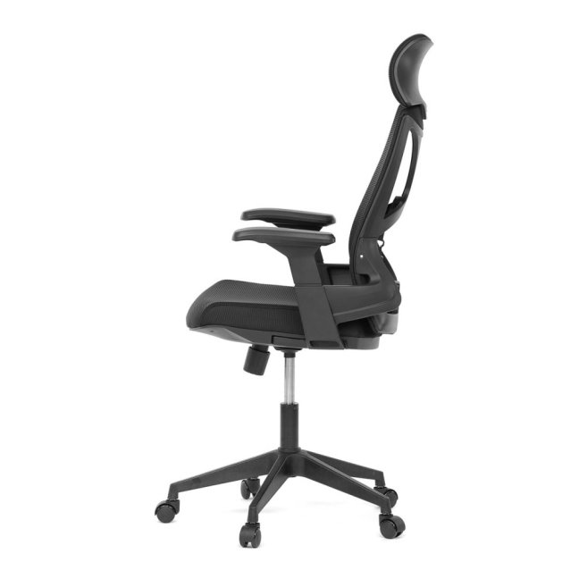 Kancelářská otočná židle TONKA — síť, černá