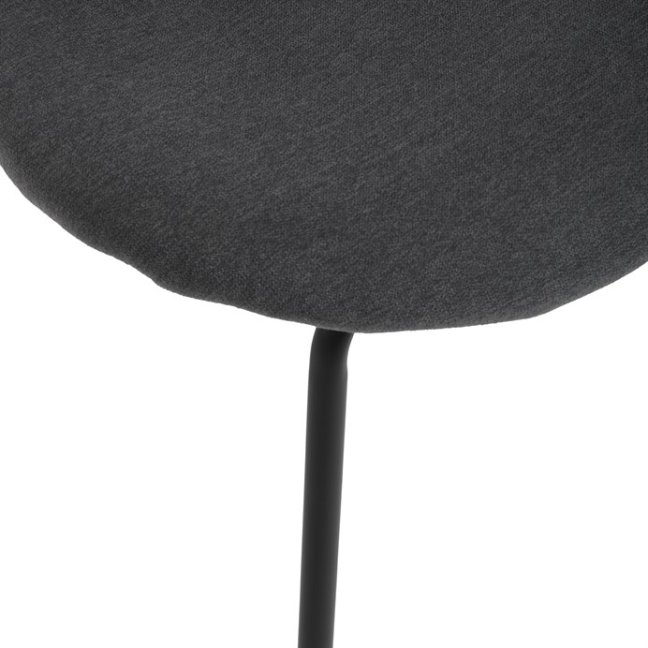 Jídelní židle JULES — kov, látka, více barev - Barevné varianty jídelní židle JULES: Světle šedá