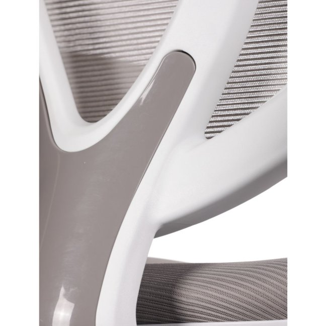 Dětská pracovní židle LIMA s podnoží – látka, šedá