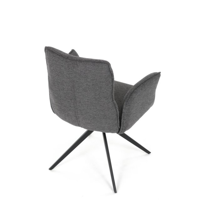 Jídelní otočné křeslo AMALI — kov, látka, více barev