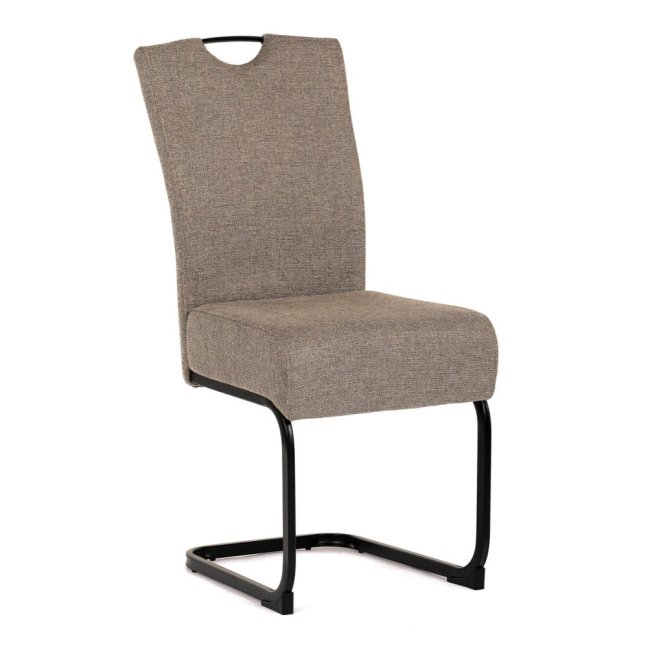 Jídelní židle MARLENE — kov, látka, více barev - Barevné varianty jídelní židle MARLENE: Šedá